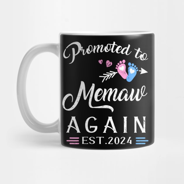 Promoted To Memaw Again Est 2024 Pregnancy Announcement by New Hights